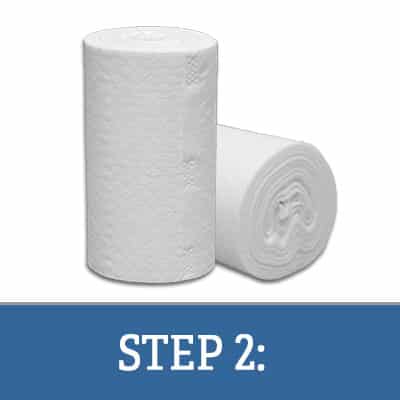 Step 2: Slitting Coreless Perforated Rolls and Sealing for Canister Wipes